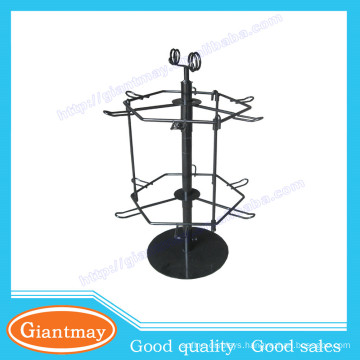 protable light duty countertop metal hook display stands for keychain